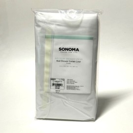 SONOMA 54x78 Shower Curtain Frost PEVA Plastic Medium Weight from KOHLS