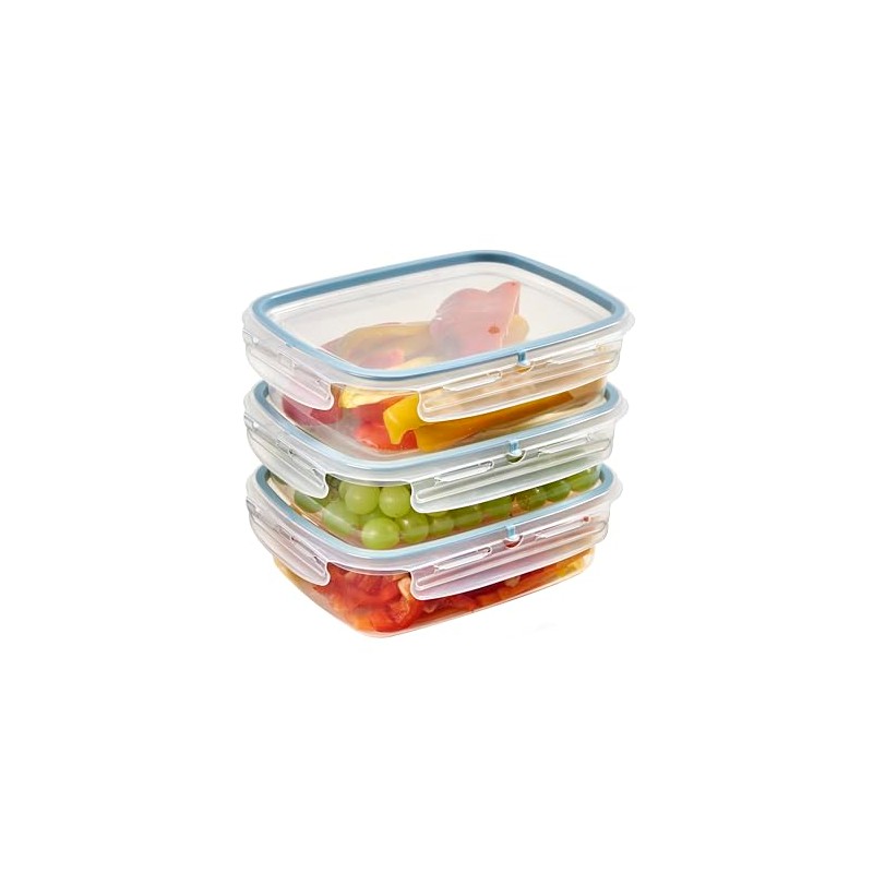 Snips SnipsLock Rectangular Meal Prep Boxes for Food Storage, 1.40