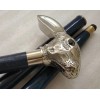 HEAD Designer Rabbit Head Handle antique Style Vintage Cane Wooden