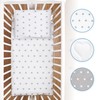 5 Piece Baby Bedding Duvet Pillow with Covers & Jersey