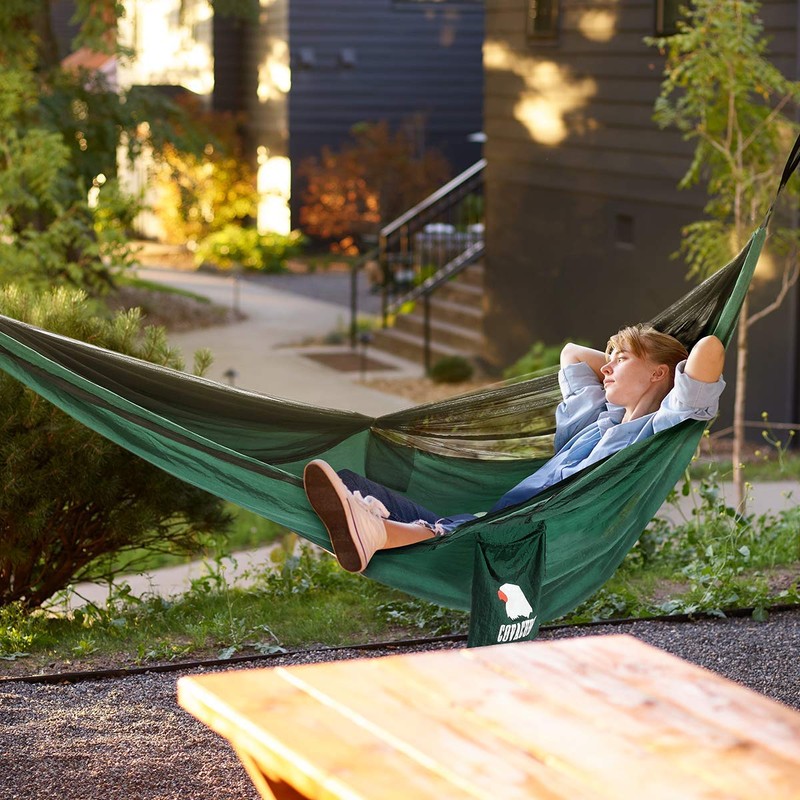 Covacure Camping Hammock - Lightweight Double Hammock, Hold Up to