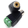 DRUT 2pcs. RCA Female Plug TO Screw Terminal Video AV