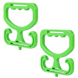 2pcs Grocery Bag Carriers, Heavy Duty Grocery Bag Carrier Handle Holder Each Holds Up to 100lbs Comfortable Grip for Carry Shopping Bags Grocery Bags Buckets