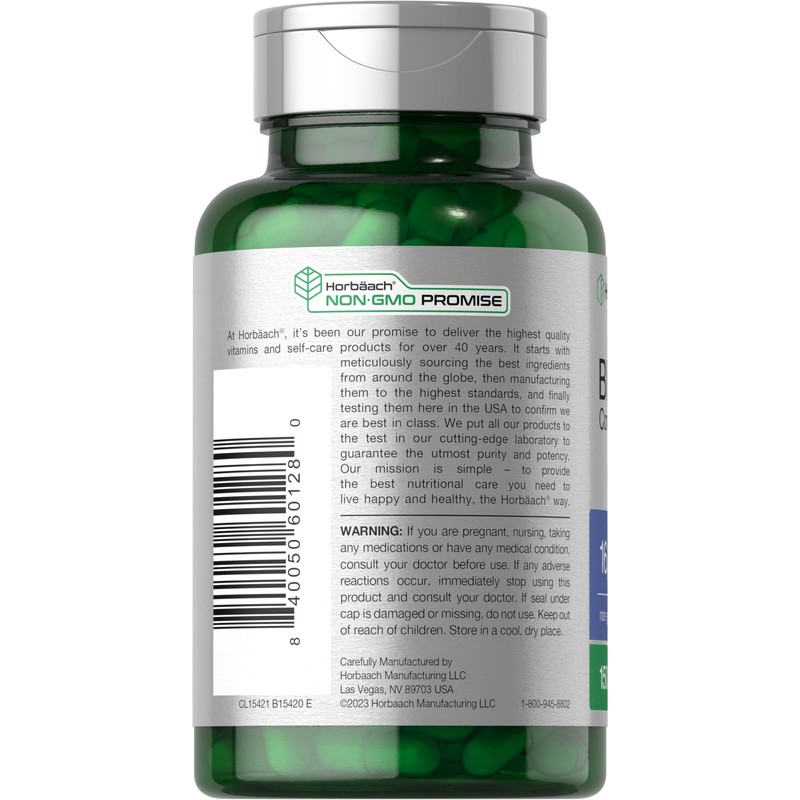 Horbäach Blueberry Extract Supplement | 150 Capsules | Blueberry Concentrate