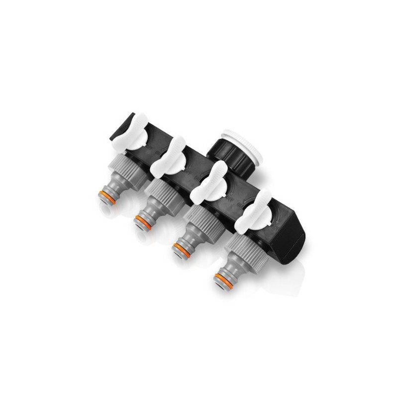 Adjustable Garden Hose Splitter 4 Way Sockets