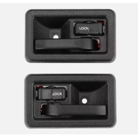 Unbranded 2PCS LH & RH Inside Door Handles Interior for 1987-2004 Jeep YJ TJ Wrangler