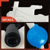 A-Premium Windshield Washer Reservoir with (Washer Pump/Filler Neck/Cap/Hose/Bracket) Compatible with