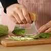 WIUCYS Alaskan Ulu Knives Pizza Cutter Chopper Slicer for Salad