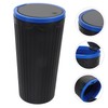 NOLITOY Portable Car Garbage Bin with Lid Vehicle Friendly Trash