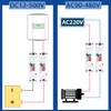 shengbowi Main DC 200 Amp Circuit Breaker AC Disconnect Switch