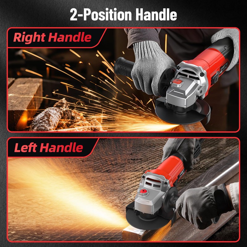 Avhrit Angle Grinder 10 Amp, 4-1/2 inch Power Angle Grinder