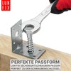 LUN FIX Hexagon Wood Screws 6 x 80 mm Pack