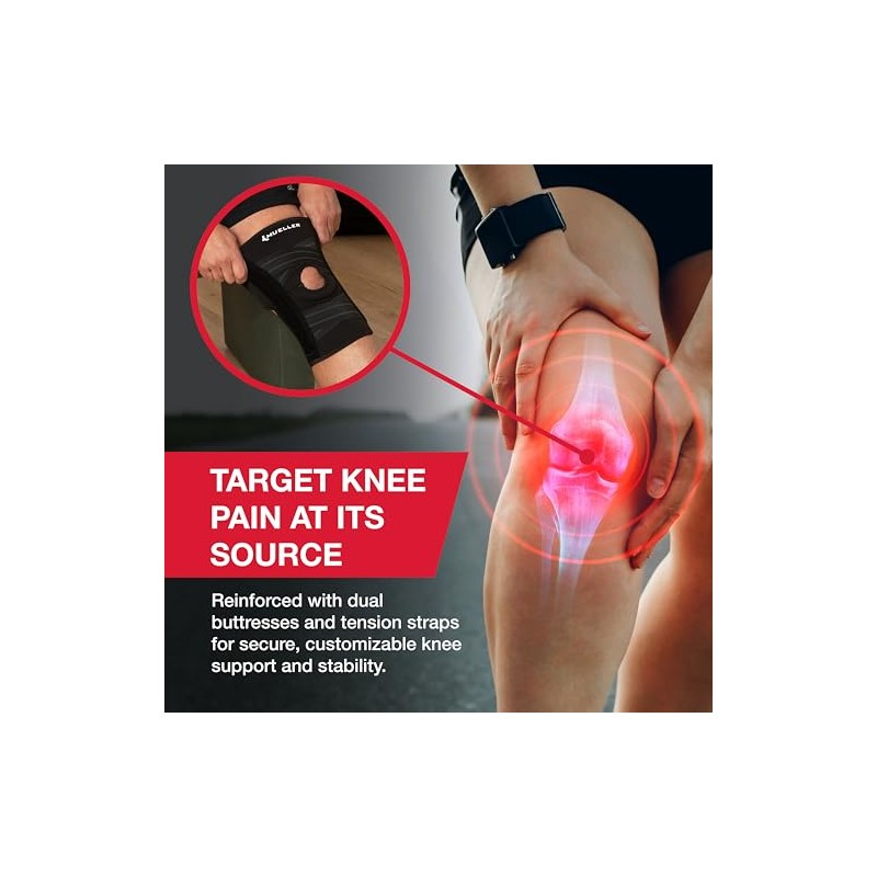 Mueller Self Adjusting Knee Stabilizer, One Size Fits Most, 1-Count