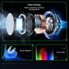 Phone Cooler, Cellphone Radiator Phone Cooling Fan Intelligent Temperature Control