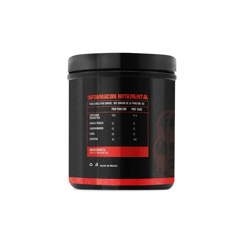 Creatina Monohidratada 500gr Strong Protein 100 Servicios
