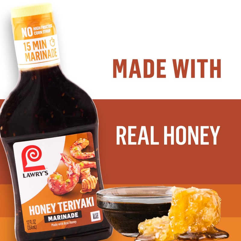 Lawry's Marinade, Honey Teriyaki, 15 Minute Marinade, No High Fructose