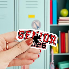 3 Pcs Senior 2026 Stickers – Funny Red Class of 2026 Vinyl Decals – Senior Year Car Decorations, Laptop, Water Bottle, Scrapbook, Keychain, Helmet – Graduation Gifts for Girls (S2, 3 inch)