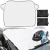 DKDDSSS Windscreen Cover, Ultra Thick Windscreen Cover, Foldable, Winter Car