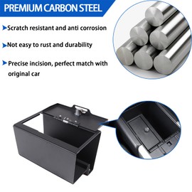 Center Console Safe Box Compatible with Nissan Titan 2016-2023, Armrest Box Password Lock Safe Box, Console Lock Box Security Storage Console Safe