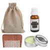 LANTHOME Men Beard Grooming Kit Mustache Beard Nourishing Styling Oil