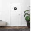 Round Door Sign Diameter 15 cm Wreath Chalk Board Vintage