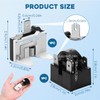 Refrigerator Starter Relay Set, 3 Pin 4.7 Ohm PTC Fridge