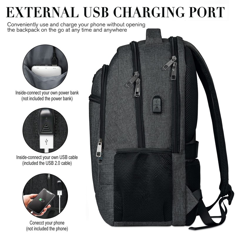BIKROD 45L Extra Large Travel Laptop Backpack for Men and