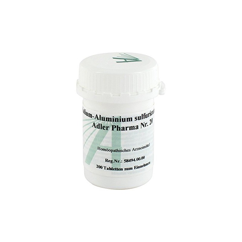 Biochemie Adler 20 Kalium Aluminium Sulf.D 12 Tab.
