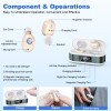 K&FCOPTEE ITE Digital Hearing Aids For Adults Adjustable Rechargeable Hearing