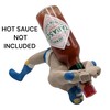 Luchador Hot Sauce Holder - 3D Printed Kitchen Decor, Unique