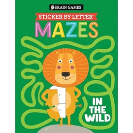 Brain Games - Sticker by Letter - Mazes: In the Wild