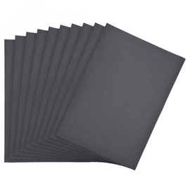 uxcell 400 Grits Sanding Sheets 9-inch x 11-inch Wet Dry Silicon Carbide Sandpaper for Wood Furniture Metal Polishing 10pcs