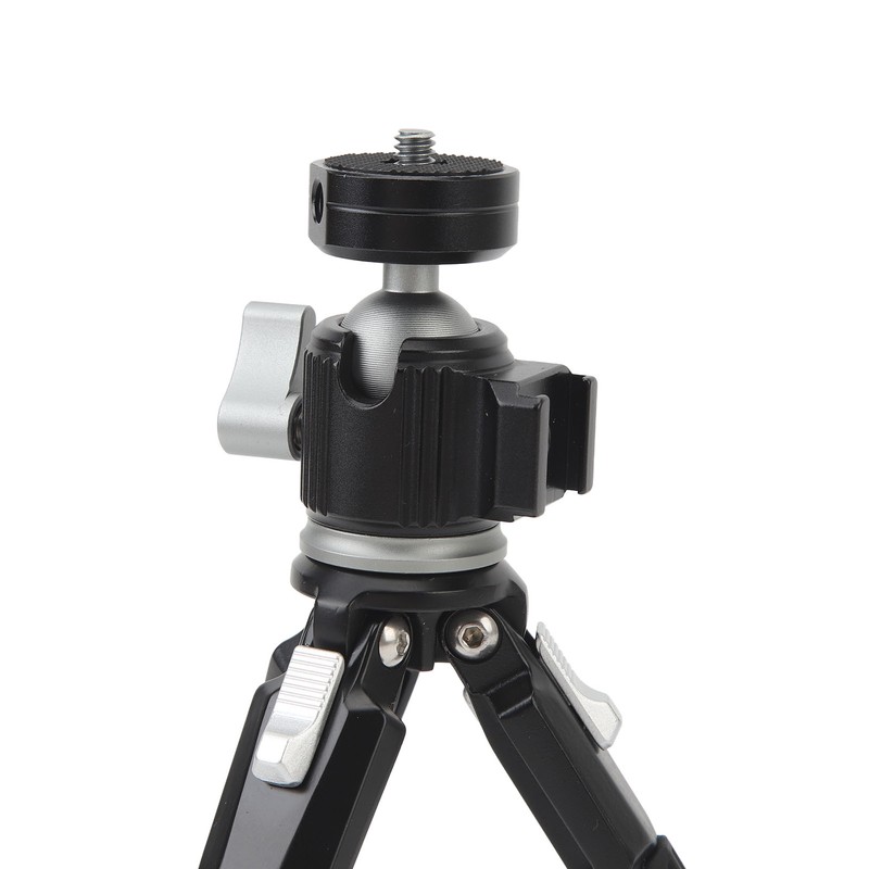 Tabletop Tripod 360° Rotating Ball Head 4kg Load Capacity 1/4