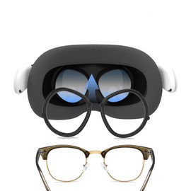 HUAYUWA Brillen-Abstandshalter, kompatibel mit Quest 3S, kratzfestes VR-Zubehör, kurzsichtiger Linsenschutzring, um zu verhindern, dass Ihre Myopie-Brille VR-Linsen zerkratzt