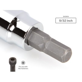 TEKTON 3/8 Inch Drive x 3/16 Inch Hex Bit Socket | SHB12203