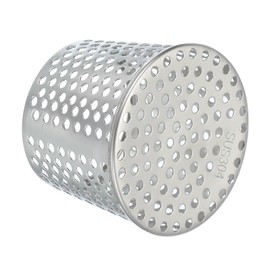 PATIKIL Gutter Guard Filter 3.9"-3.4", PVC Termination Cap Mesh Screen Roof Vent Cover Stainless Steel Conical Exhaust Pipe Cover Downspout Guard Filter Strainer for Downspout