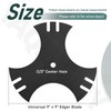 YAQINGMY Universal 9" x 9" Edger Blade / 3-Side Edger