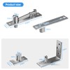 Aglehome Pivot Hinge, Heavy Duty Pivot Door Hardware for Hidden