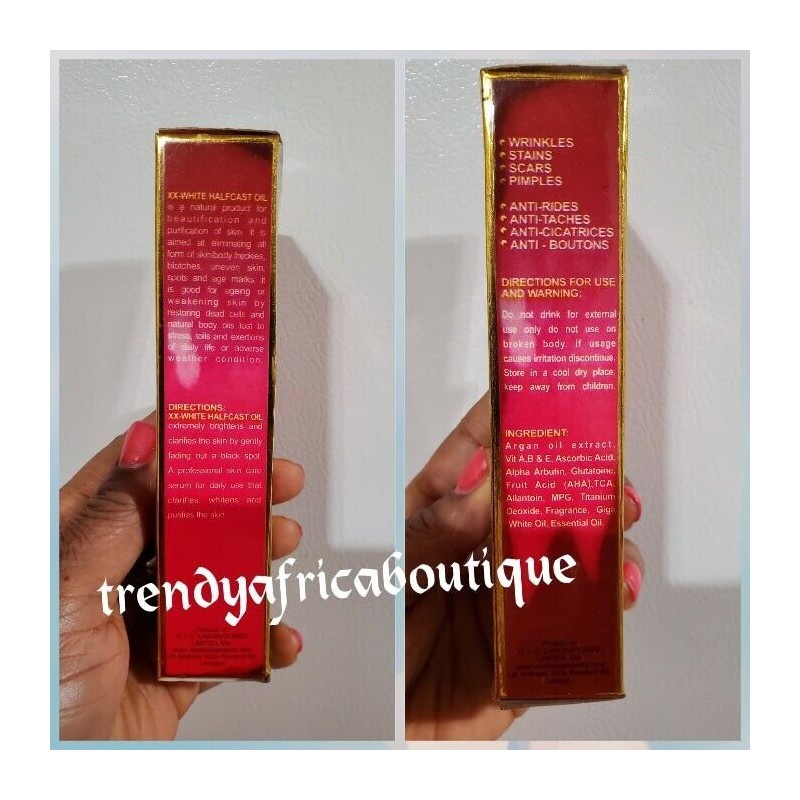 OMEK XX-WHITE HC Serum/Oil, .& Xx White FACE CREAM With