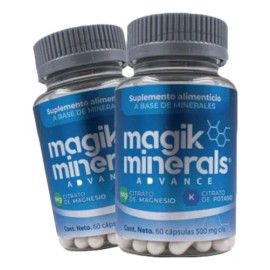 Ultradvance Magik Minerals Citrato De Magnesio Y Potasio 2pz Sabor Sin Sabor