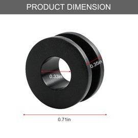 20PCS Motorcycle Rubber Grommets for Fairings Cowling, Motorcycle M6 Rubber Buffer Washers Replacement Accessories