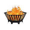 LTSEAME 22.5 inch Portable Fire Pit Outdoor Plug Fire Pit
