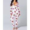 Michellecmm Women Butt Button Back Flap Jumpsuit Pajamas V-Neck Button