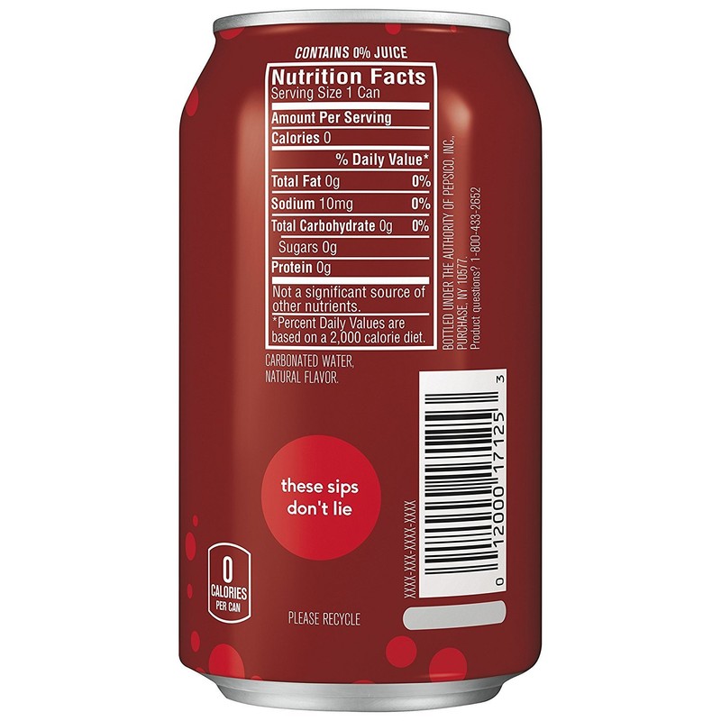 bubly Sparkling Water, Cherry, 12 ounce Cans (Pack of 8)
