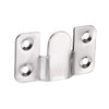 sourcing map Flush Mount Bracket, 53x30mm Zinc Plated Wall Mount