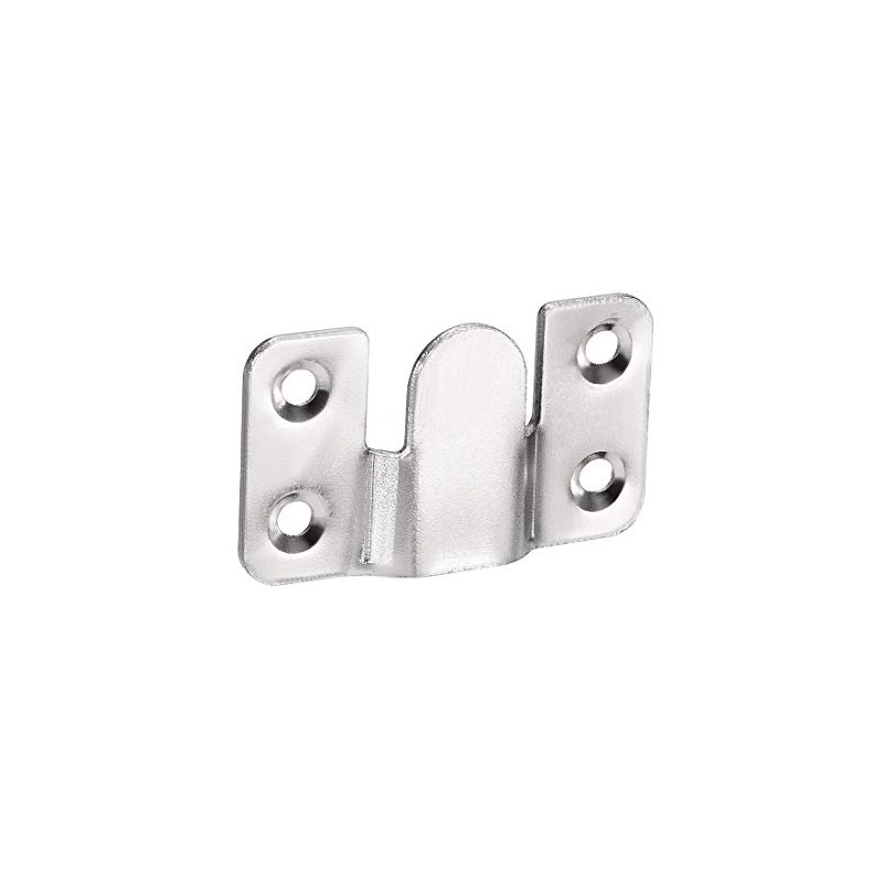 sourcing map Flush Mount Bracket, 53x30mm Zinc Plated Wall Mount