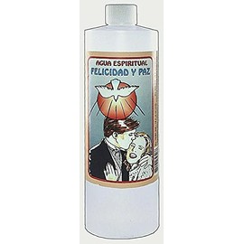 1 BOTTLE HAPPINESS & PEACE SPIRITUAL WATER-FELIDAD Y PAZ AGUA ESPIRITUAL 16OZ - MAGICK PAGAN