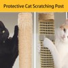 LAJEF Cat Nail File Scratcher Wrapped Around Cat Scratching Post,