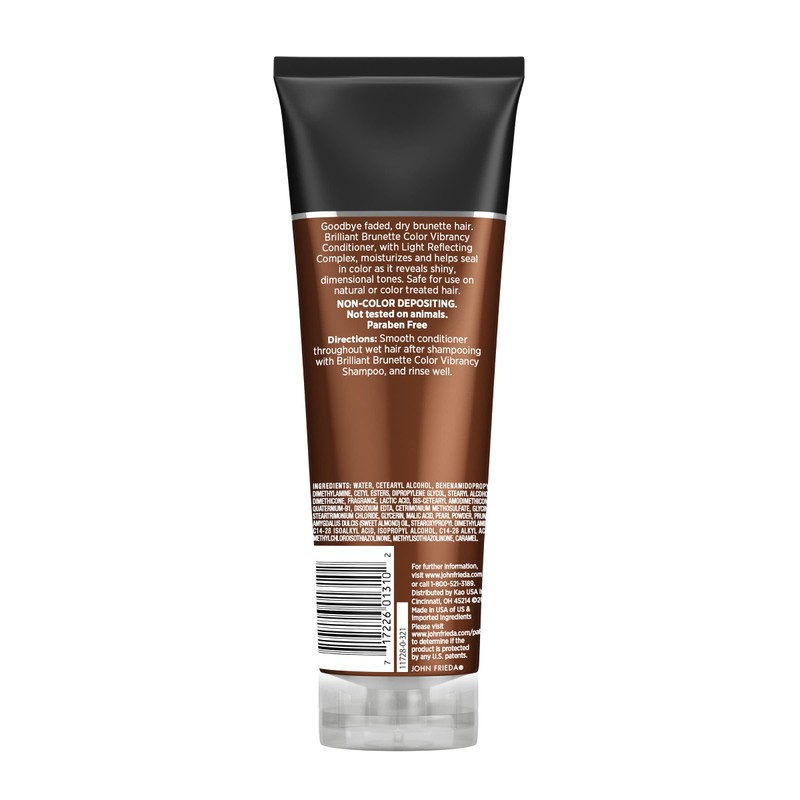 John Frieda Brilliant Brunette, Color Boosting Conditioner, Enhances and Protects