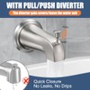 Universal Bathtub Tub Spout with Diverter, Fits 1/2" Slip-Fit Copper